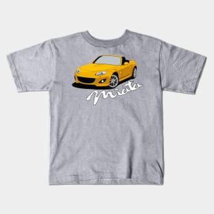 Miata NC (Custom Yellow) Kids T-Shirt